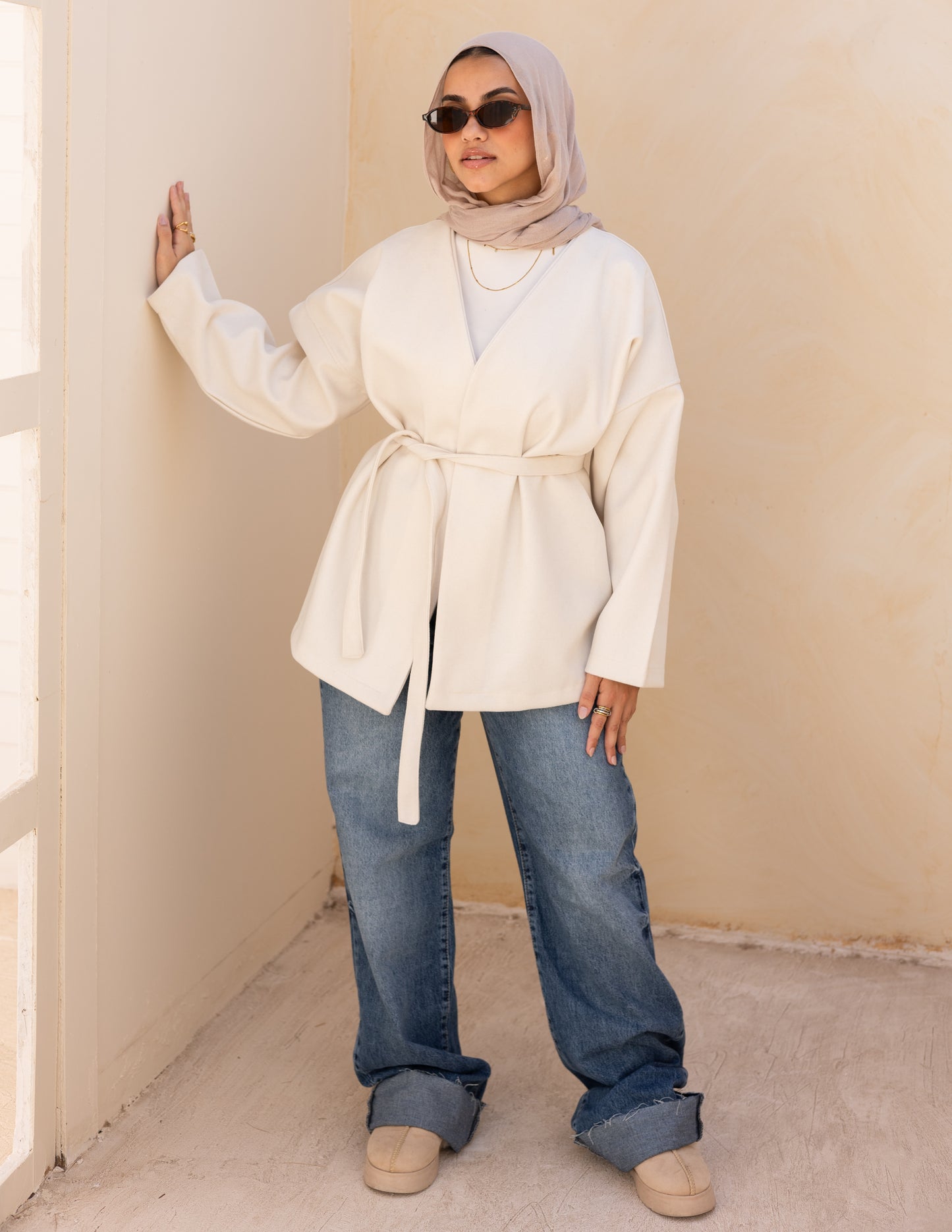 Alma Coat — Off-White