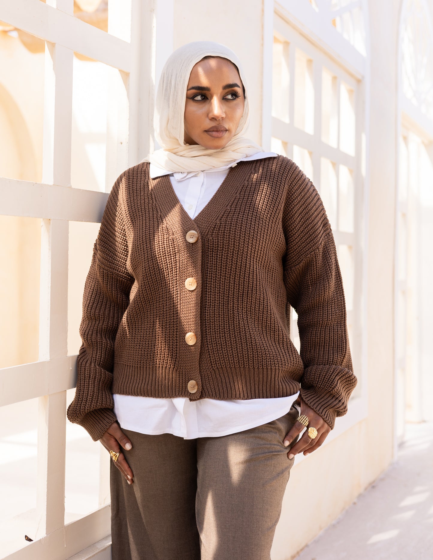 Aura Sweater — Chocolate Brown