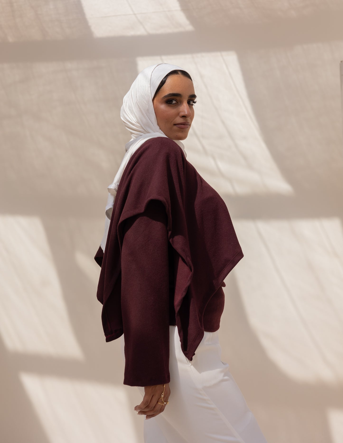 The Knyt. Top — Burgundy