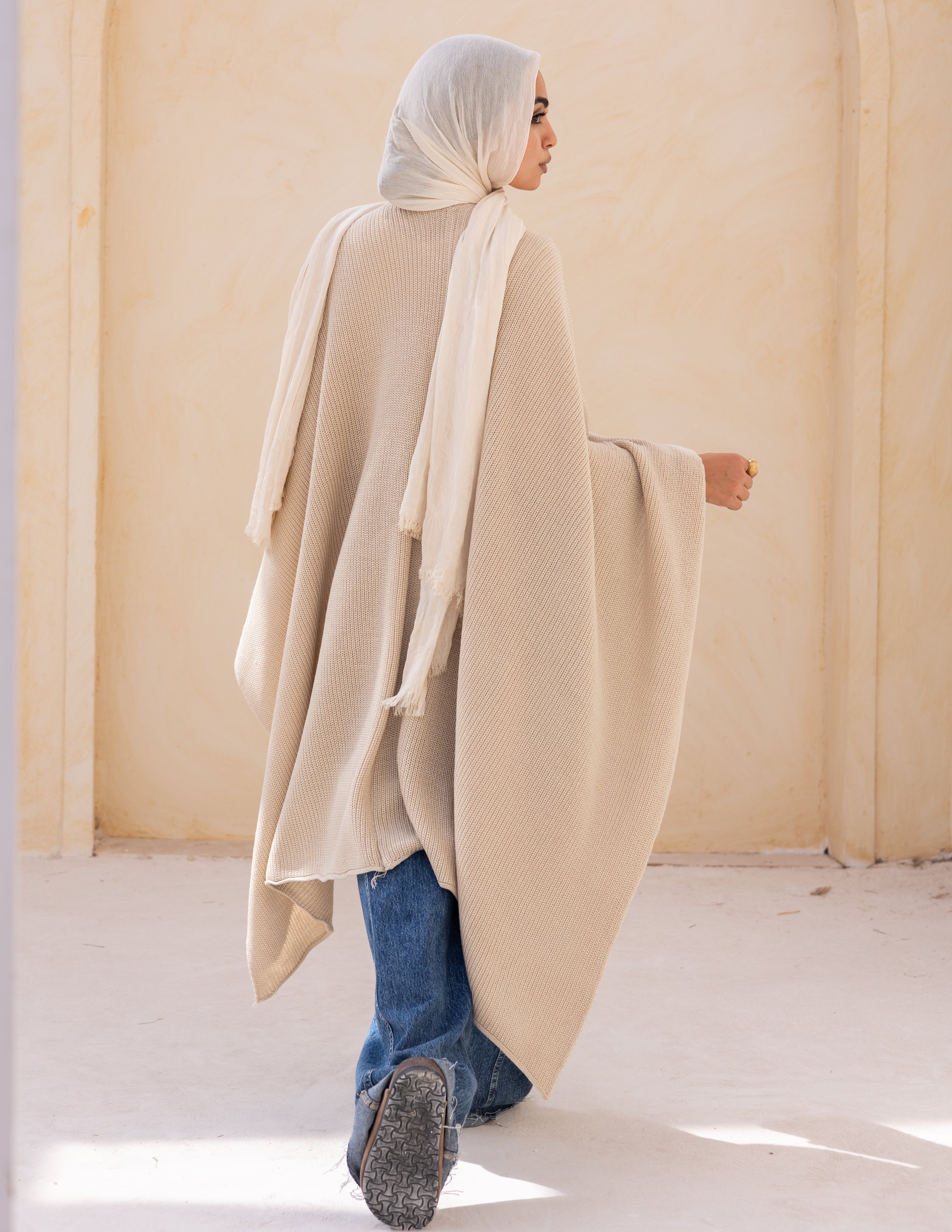 Elle Cape — Beige