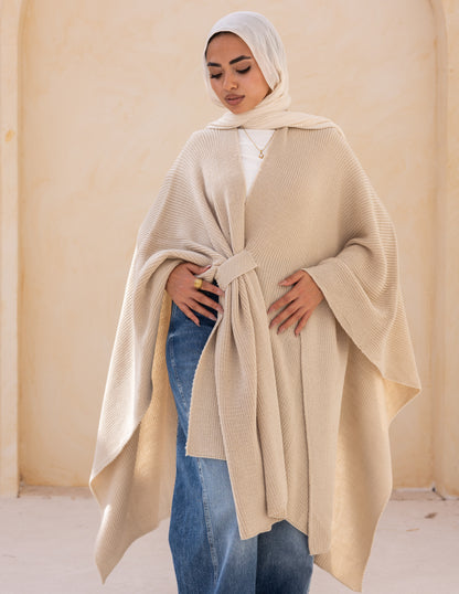 Elle Cape — Beige