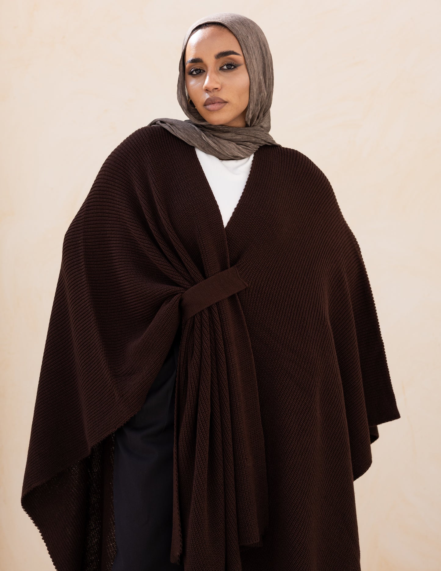 Elle Cape — Burnt Brown