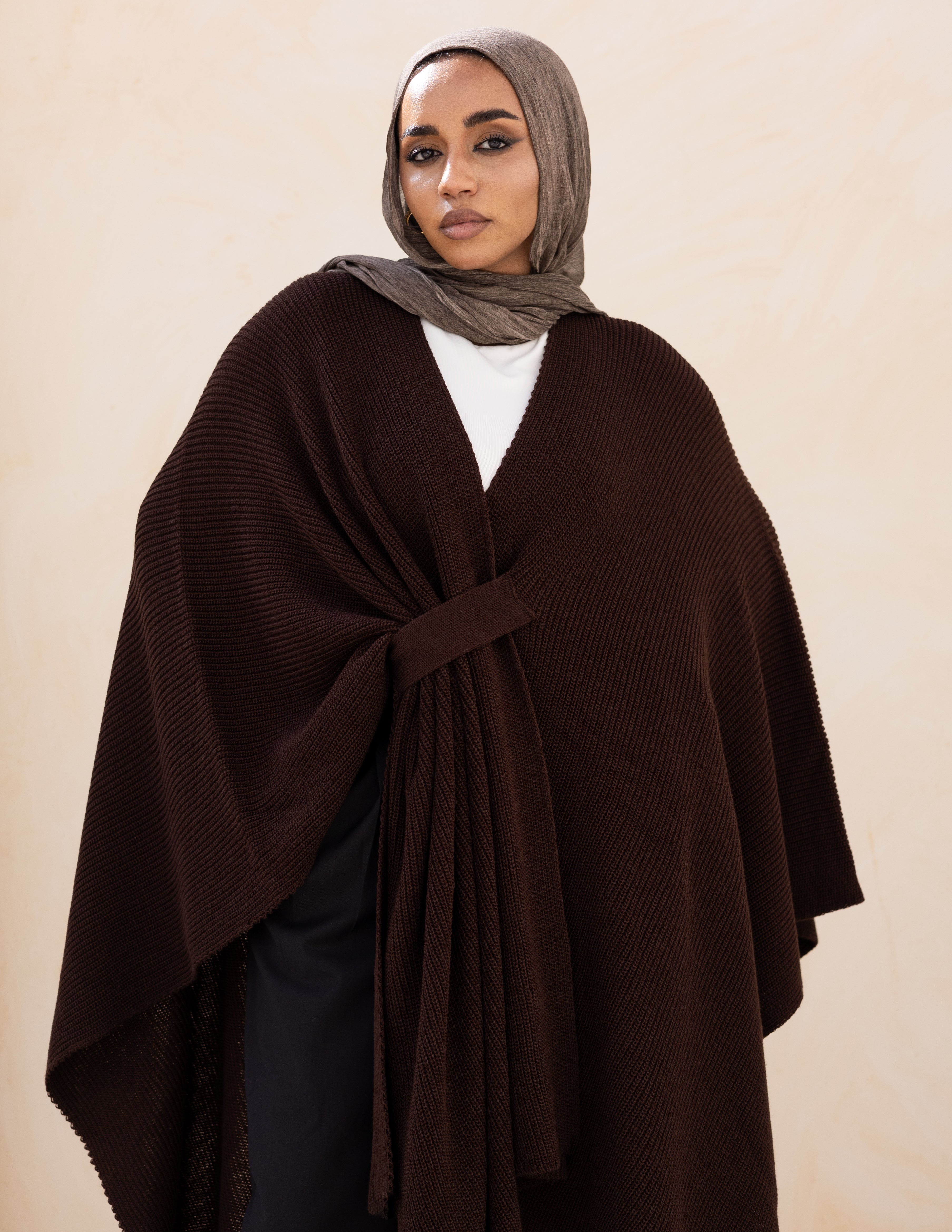 Elle Cape — Burnt Brown