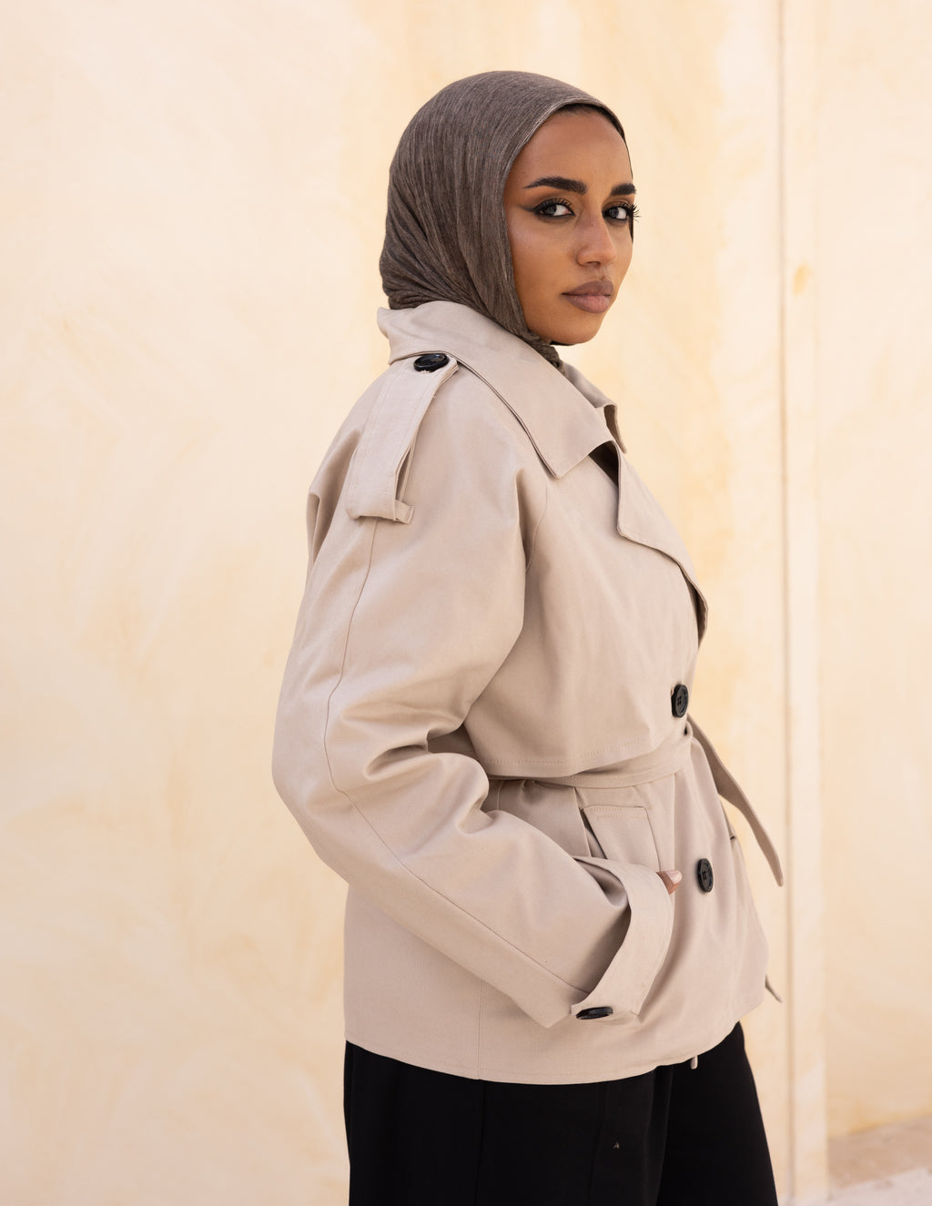 The Trenchlet — Beige