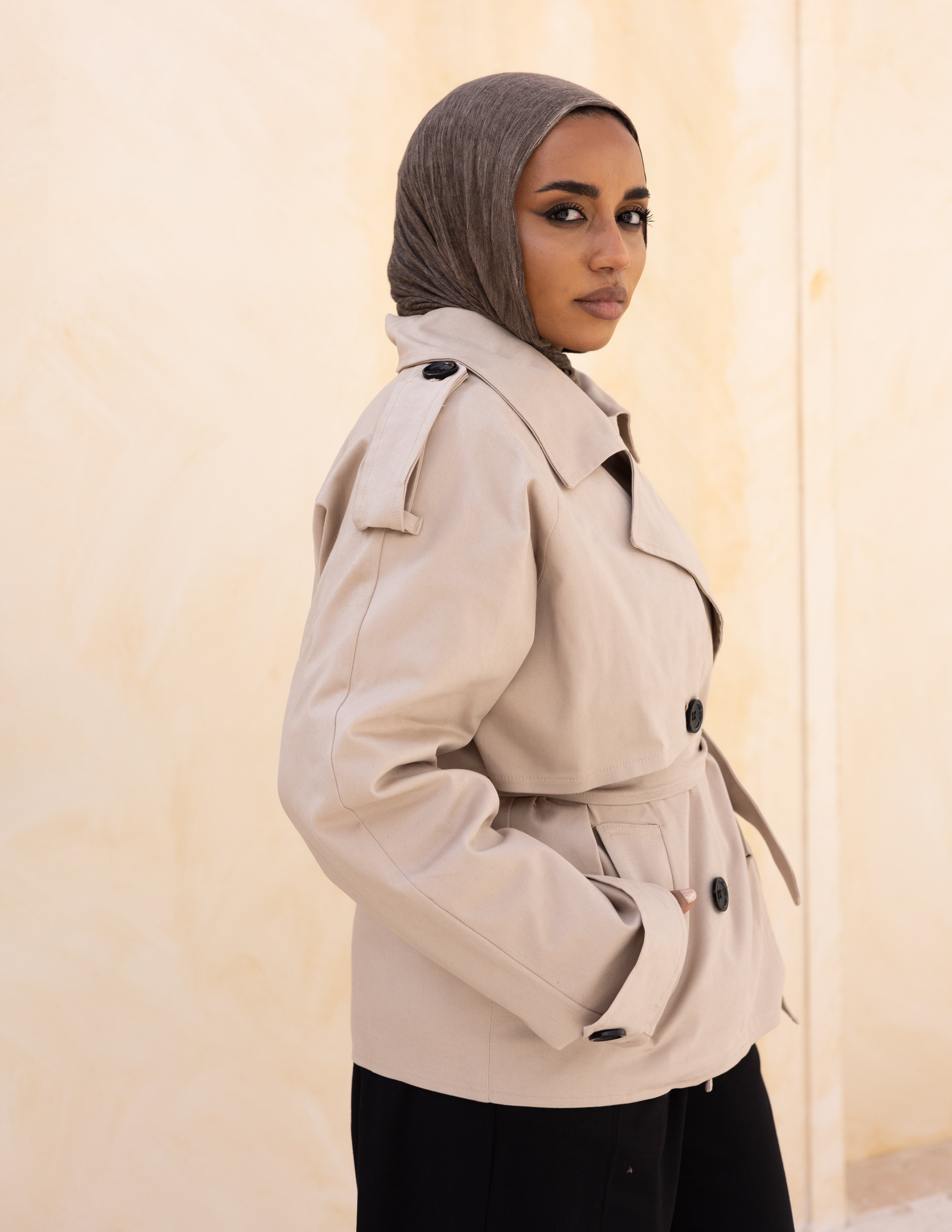 The Trenchlet — Beige