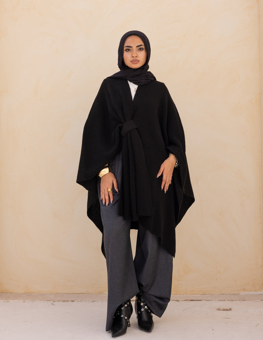 Elle Cape — Black