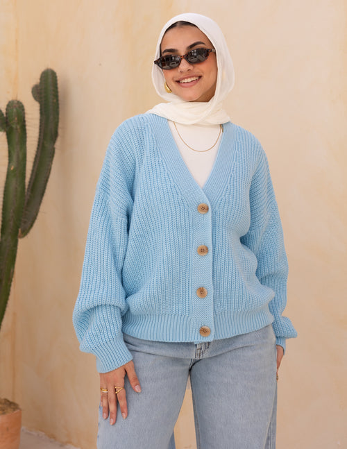 Aura Sweater — Baby Blue