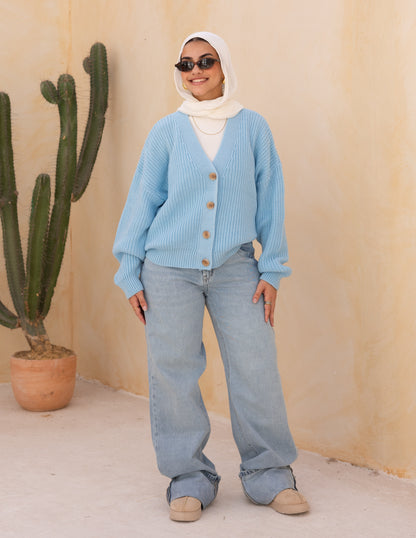 Aura Sweater — Baby Blue