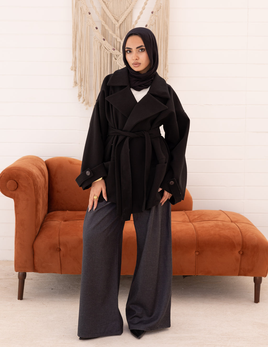 The Vynt. Coat — Black