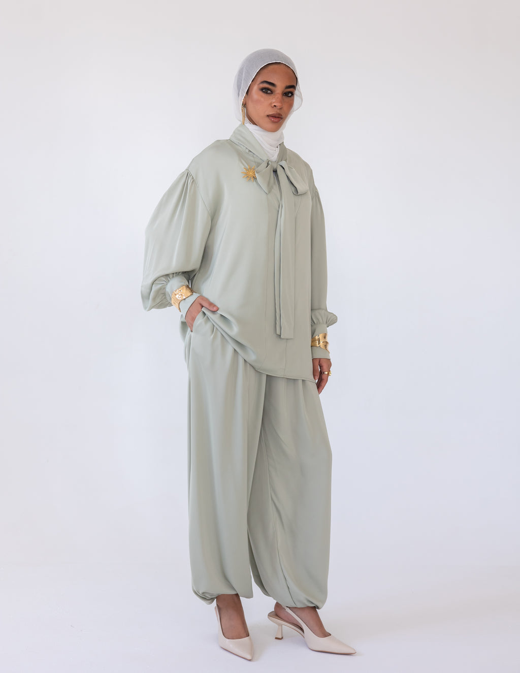 Harem Satin Set — Pistage