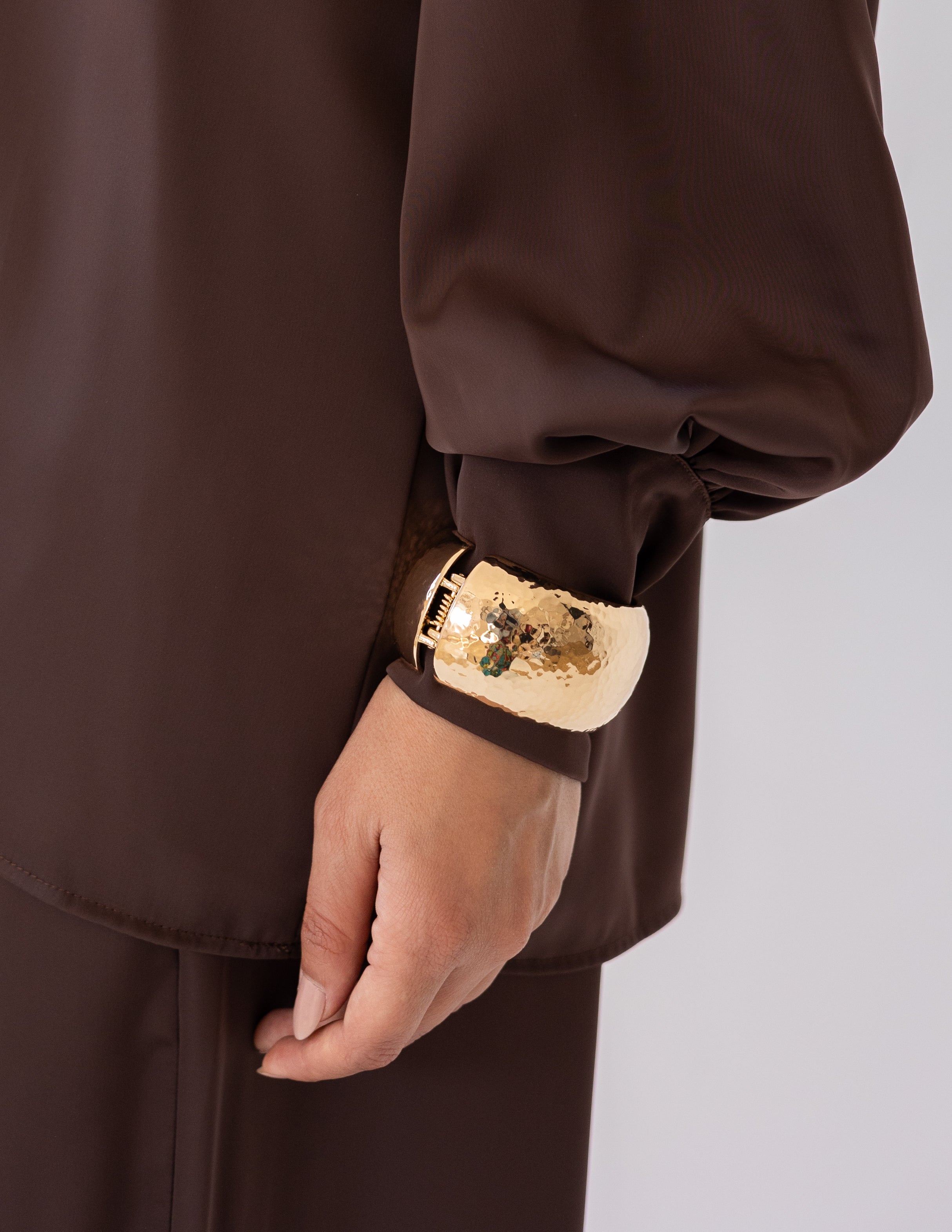 Harem Satin Set — Brown