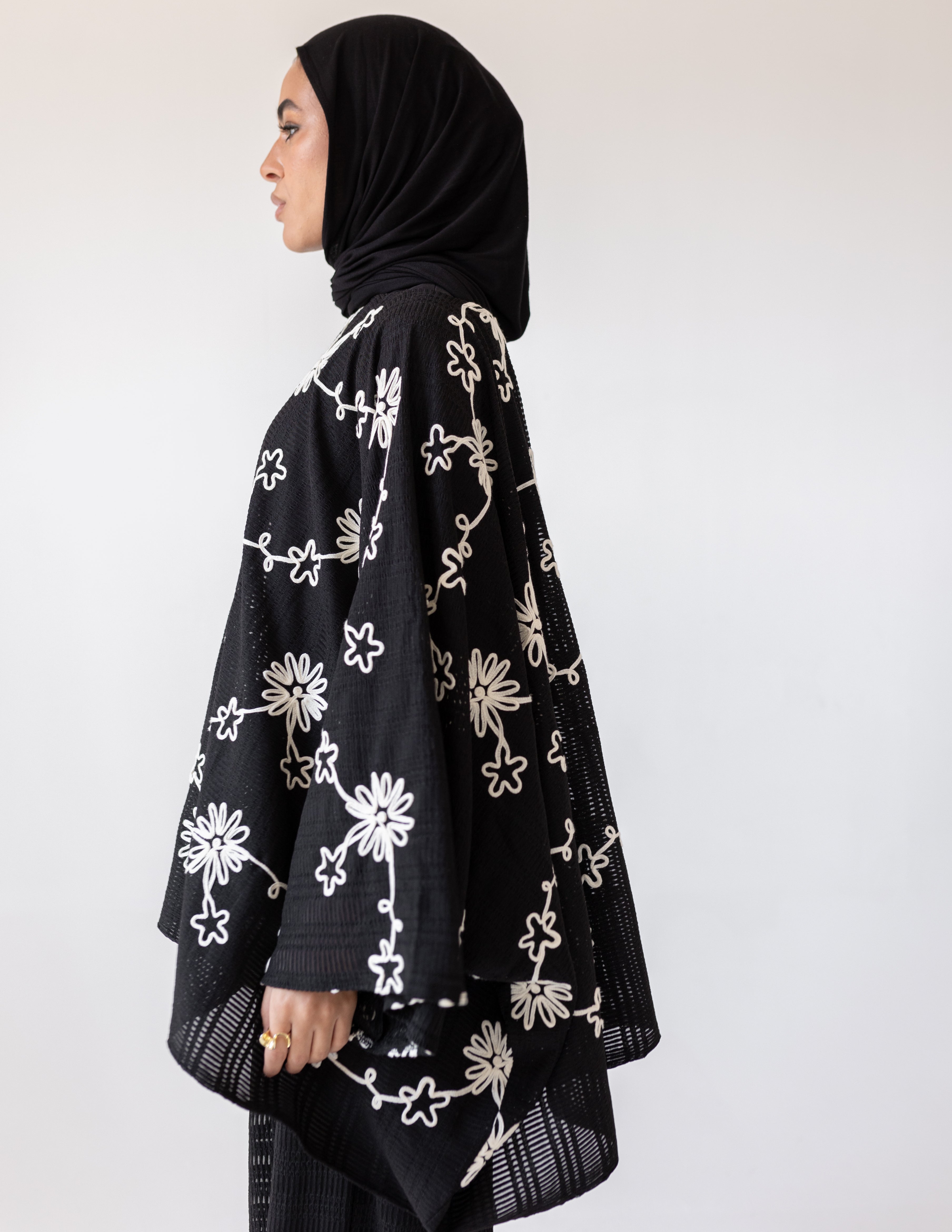 Bloom Tricot Set — Black