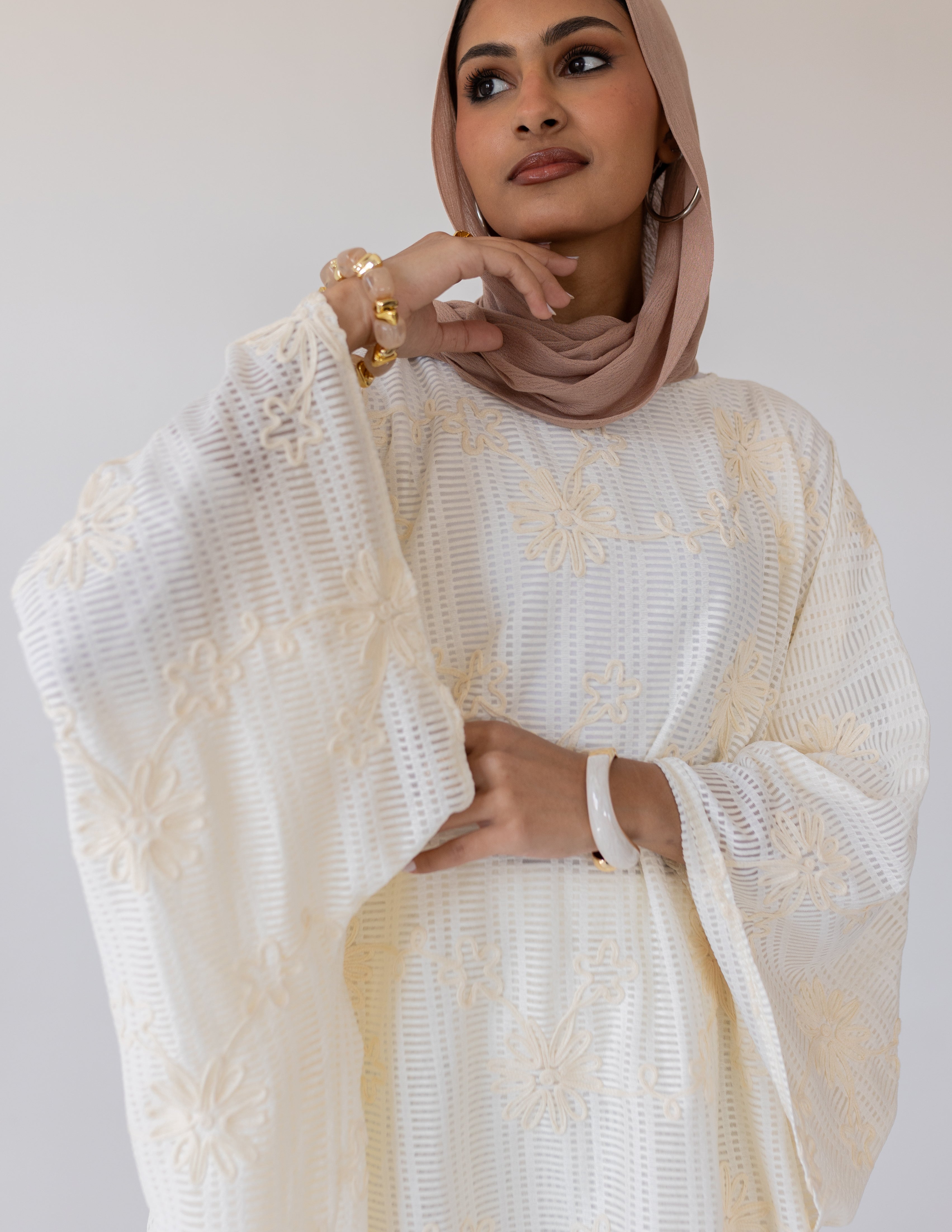 Bloom Tricot Set — Cream