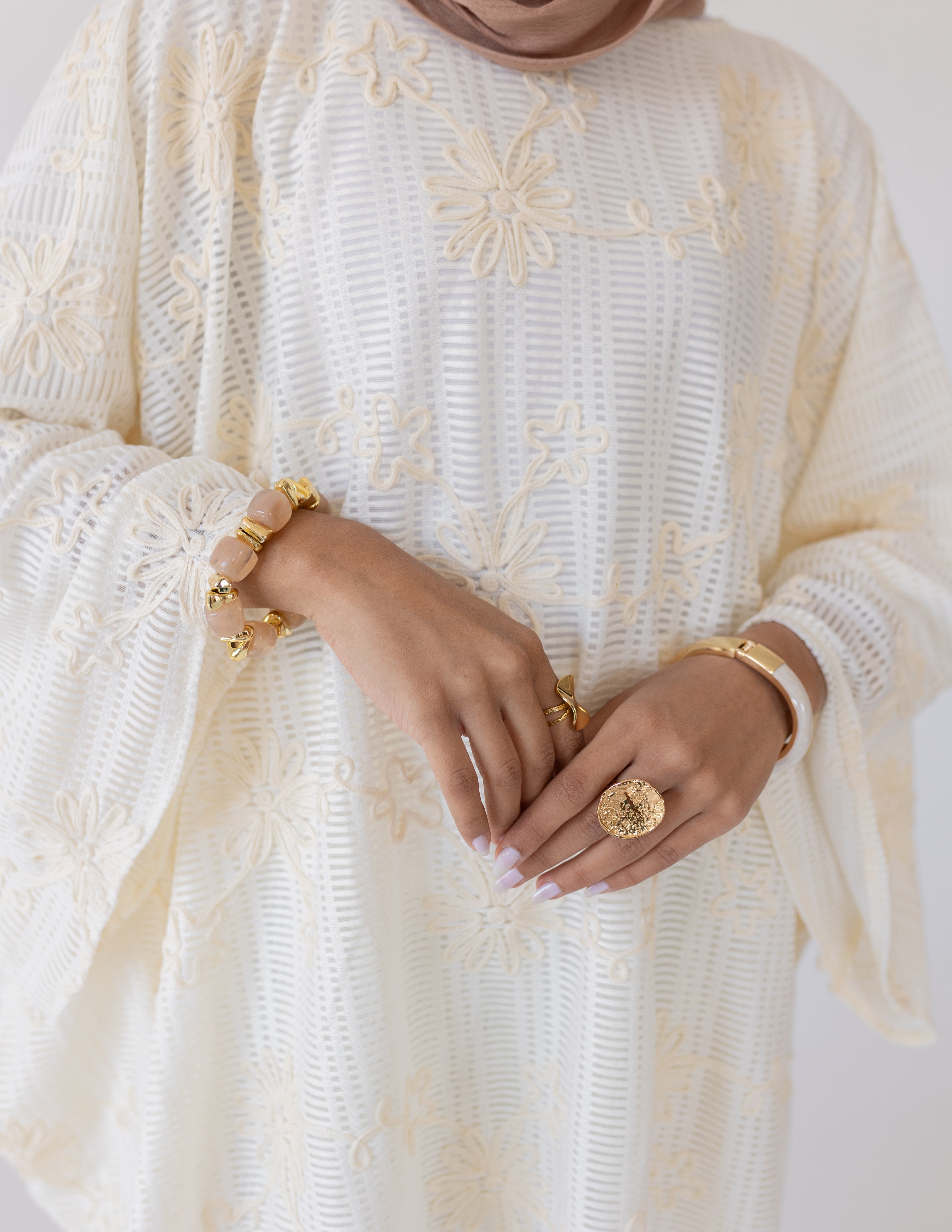 Bloom Tricot Set — Cream