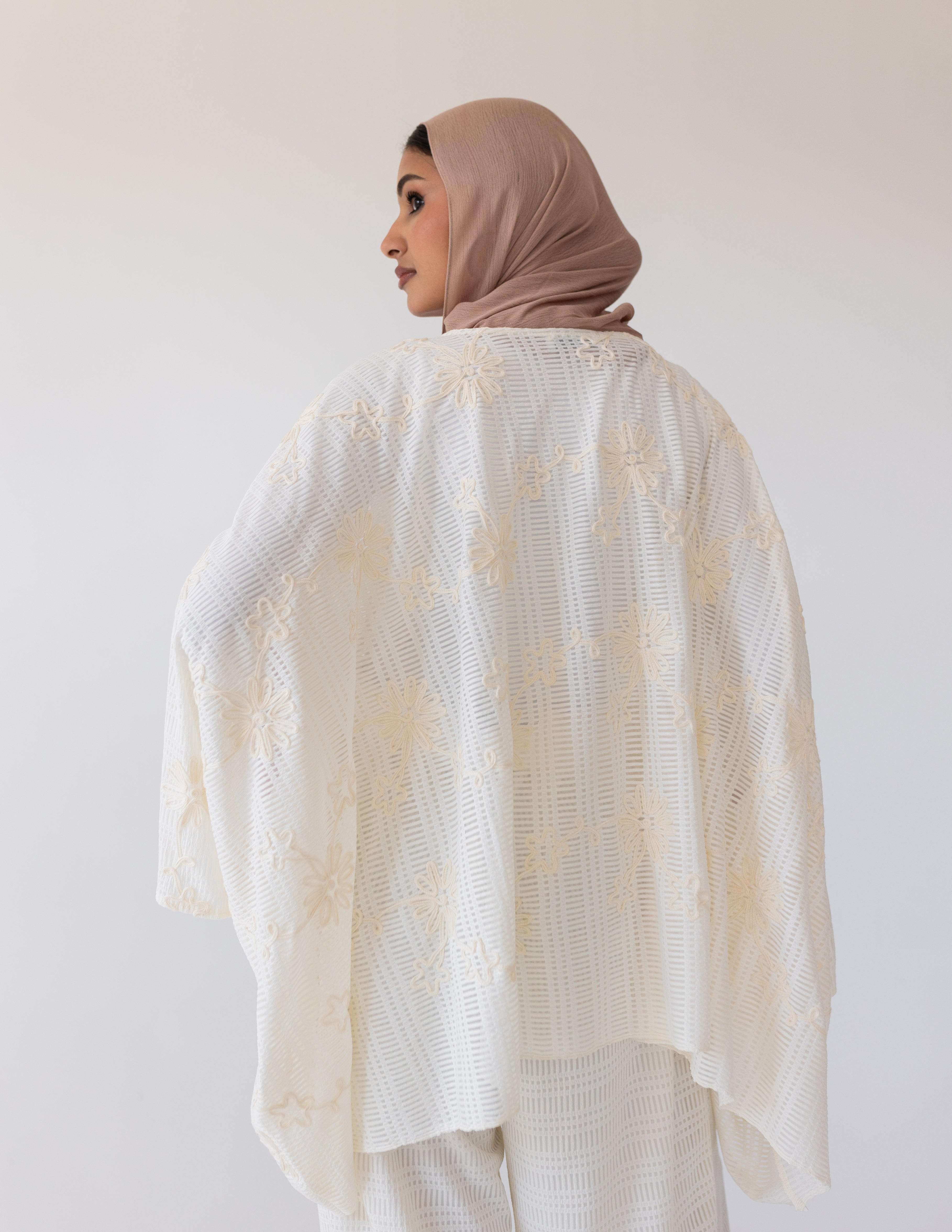 Bloom Tricot Set — Cream