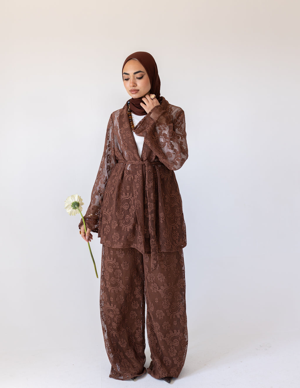 Sunveil Lace Set — Brown