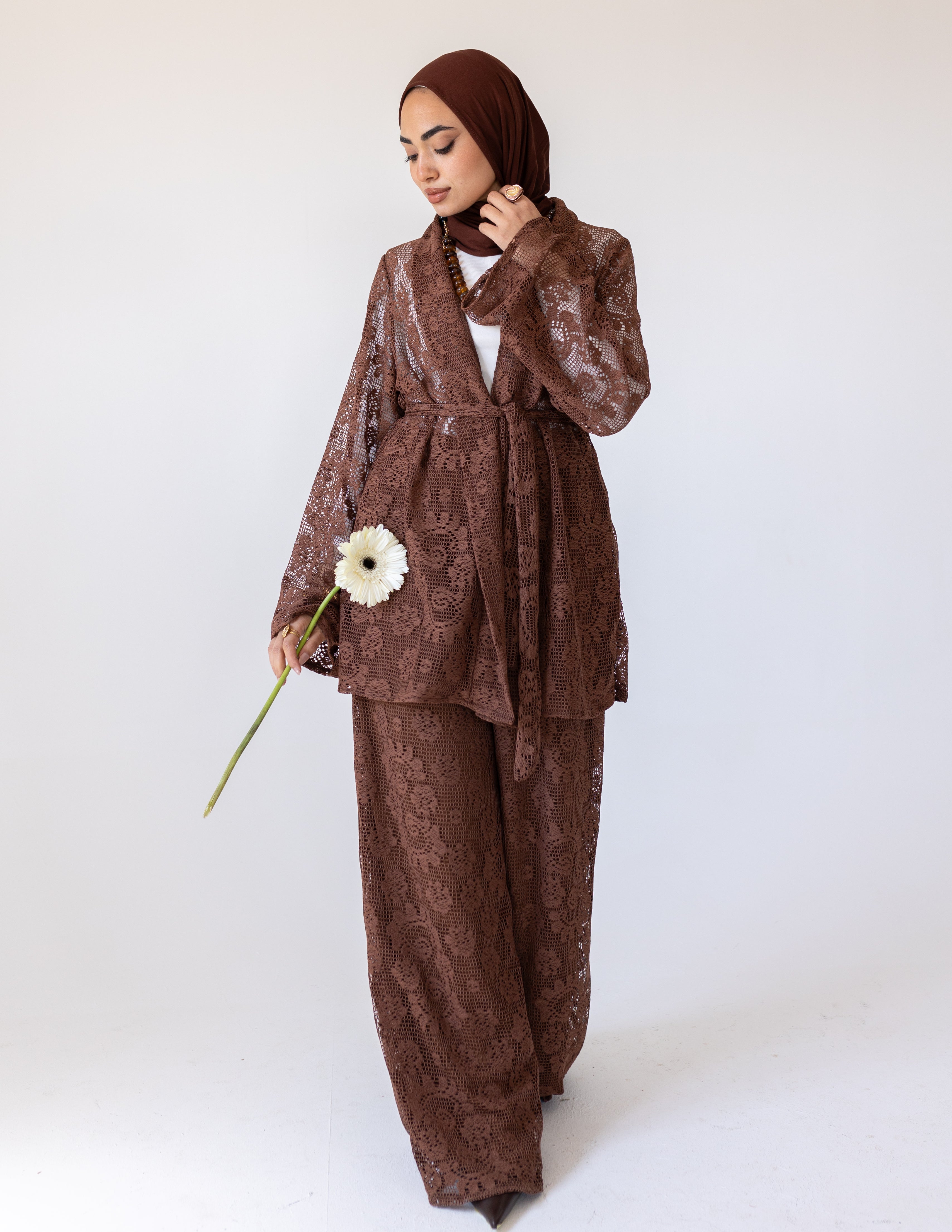 Sunveil Lace Set — Brown