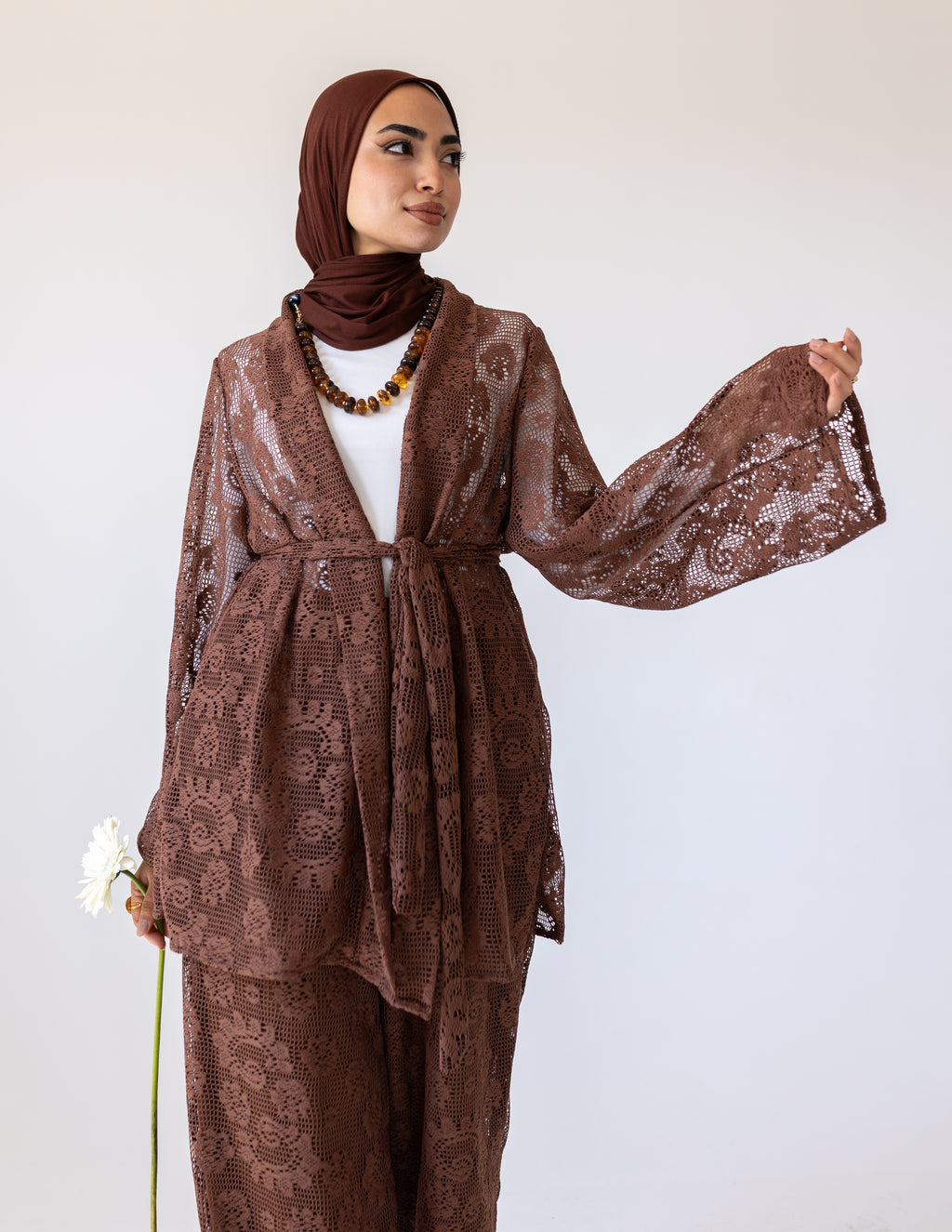 Sunveil Lace Set — Brown