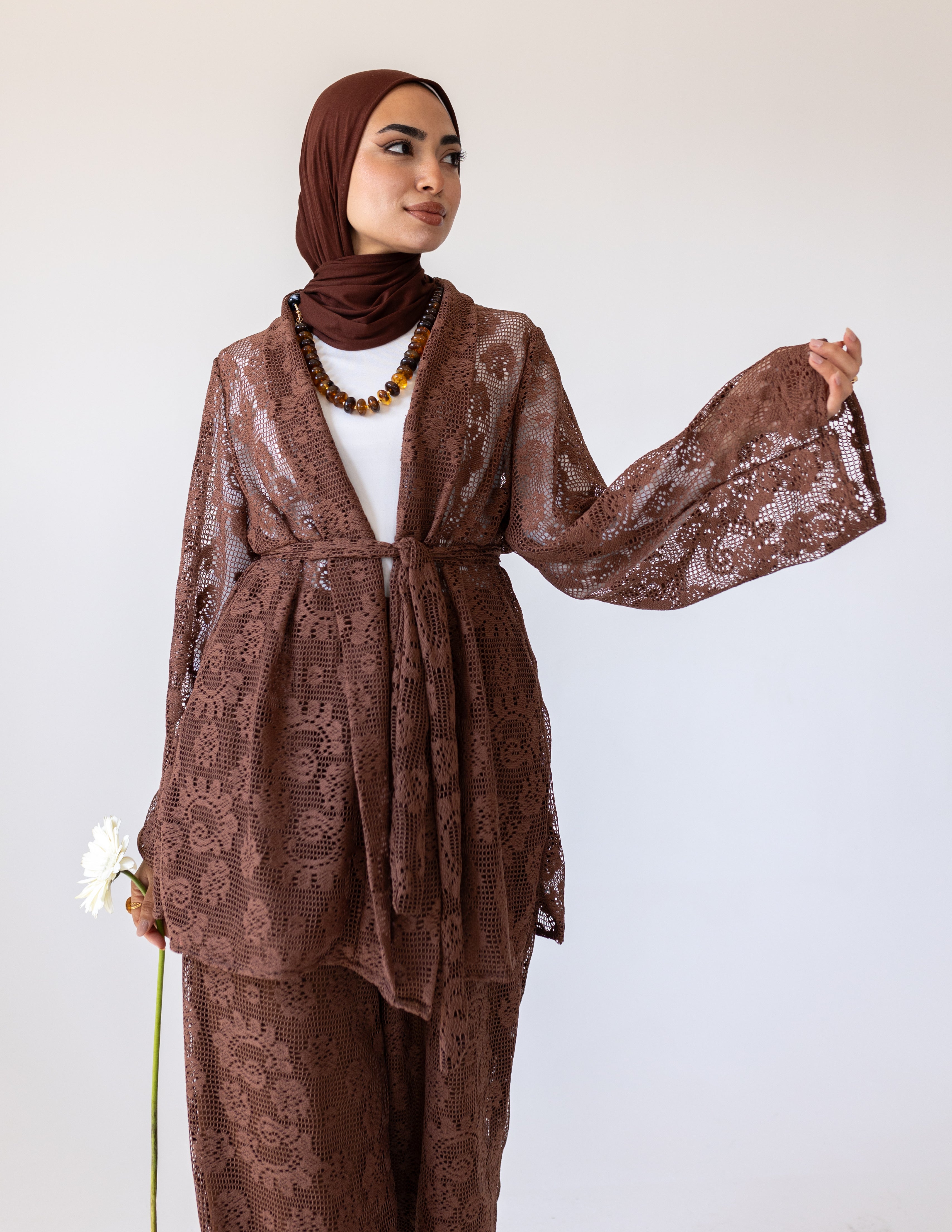 Sunveil Lace Set — Brown