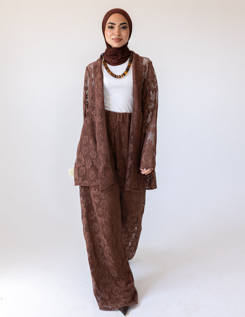Sunveil Lace Set — Brown