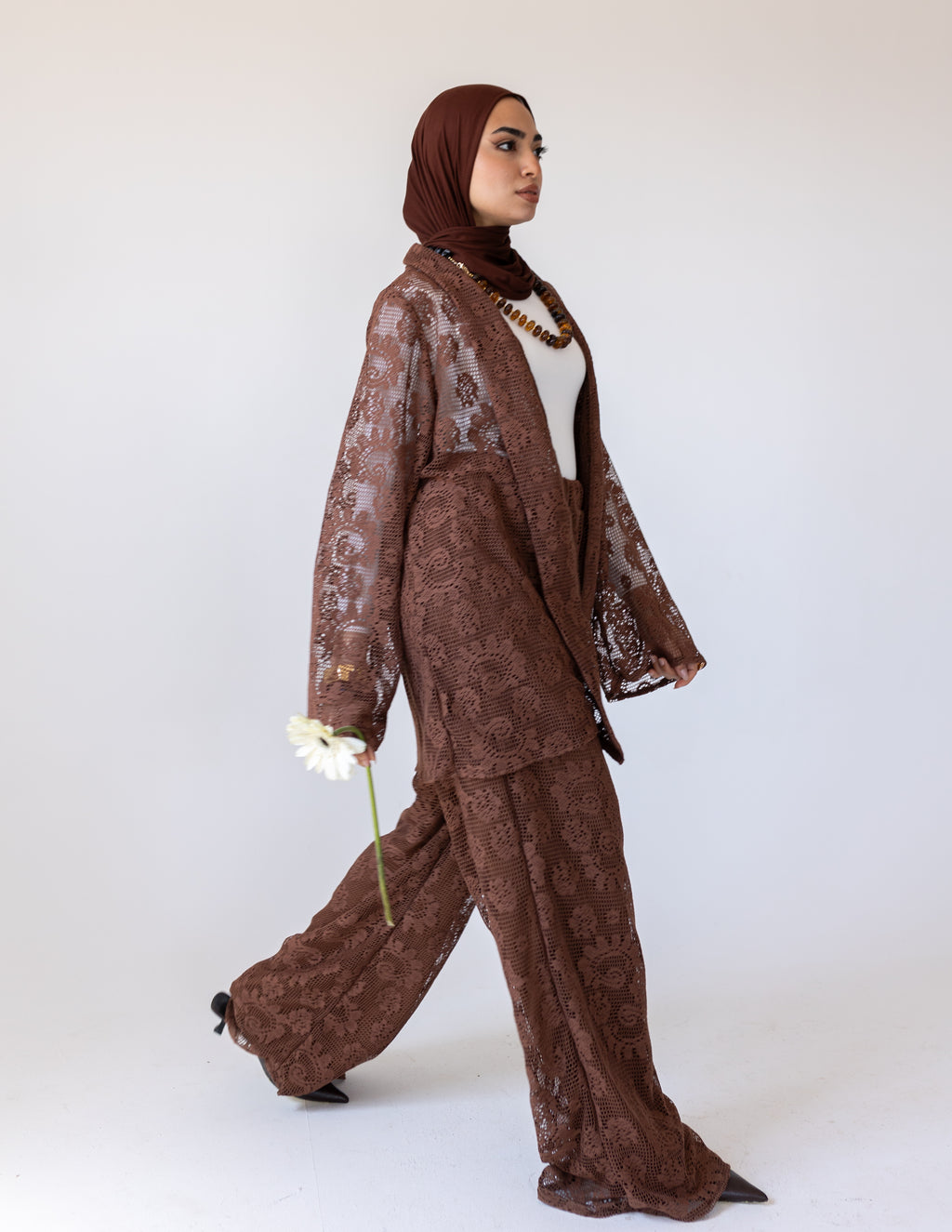 Sunveil Lace Set — Brown