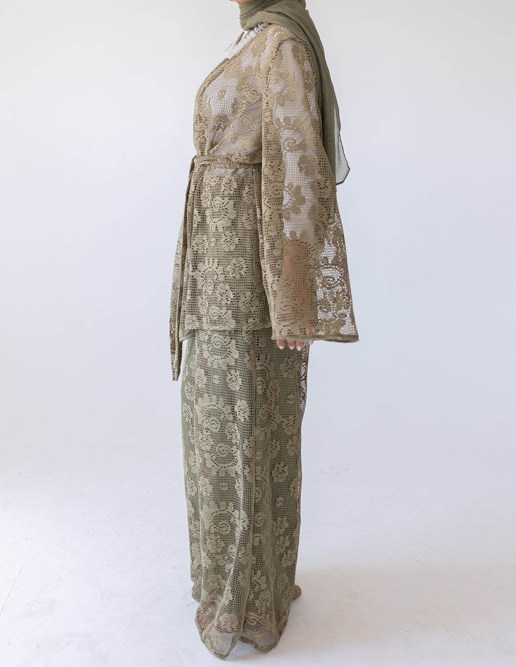 Sunveil Lace Set — Olive