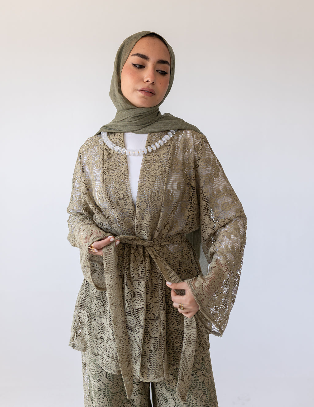 Sunveil Lace Set — Olive