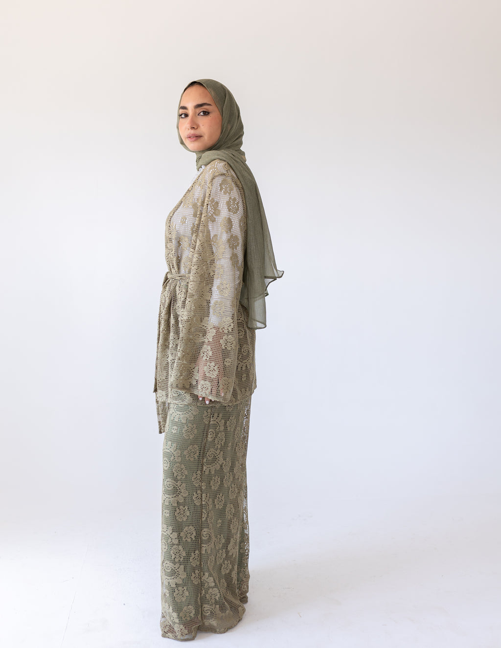 Sunveil Lace Set — Olive