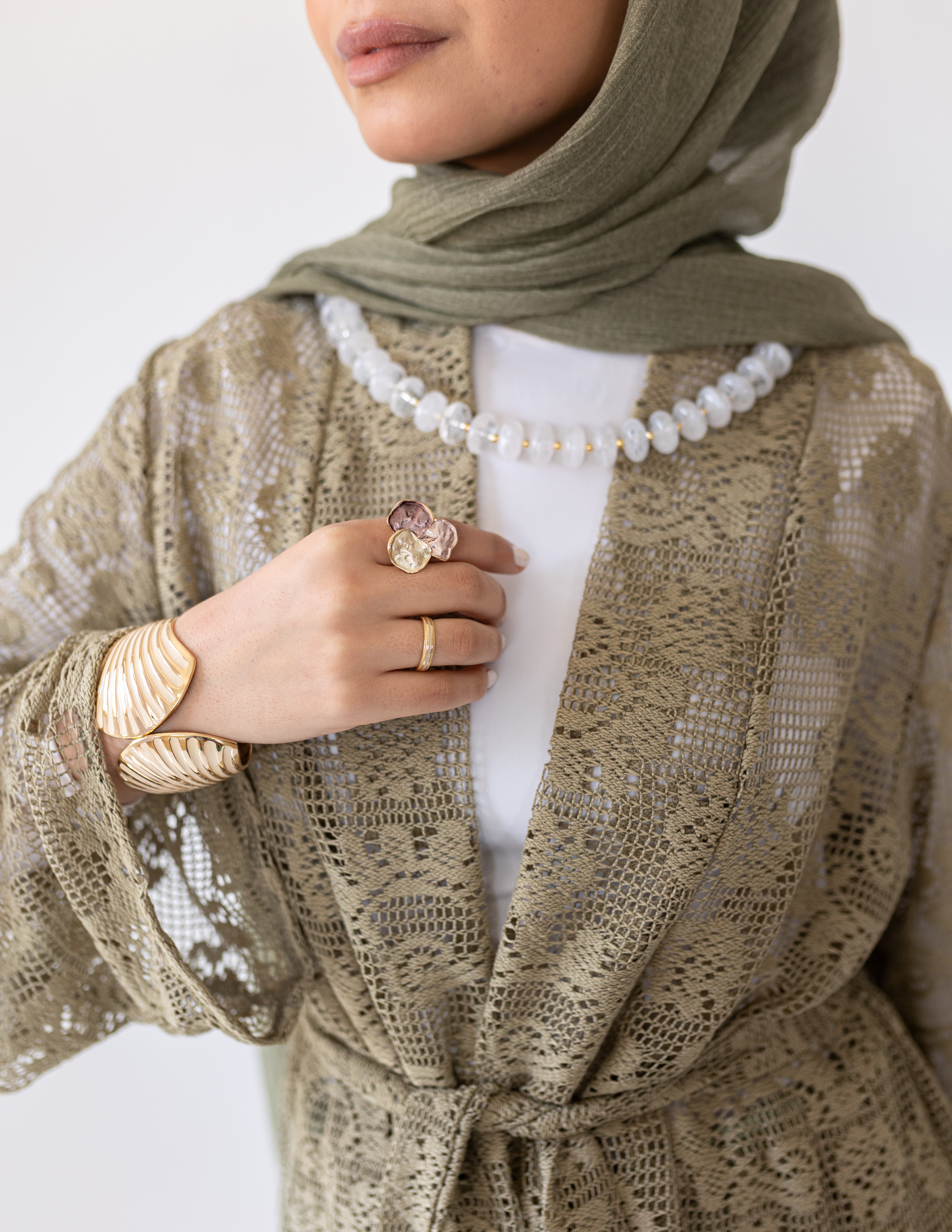 Sunveil Lace Set — Olive