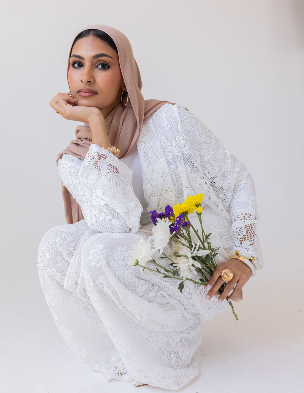 Sunveil Lace Set — White