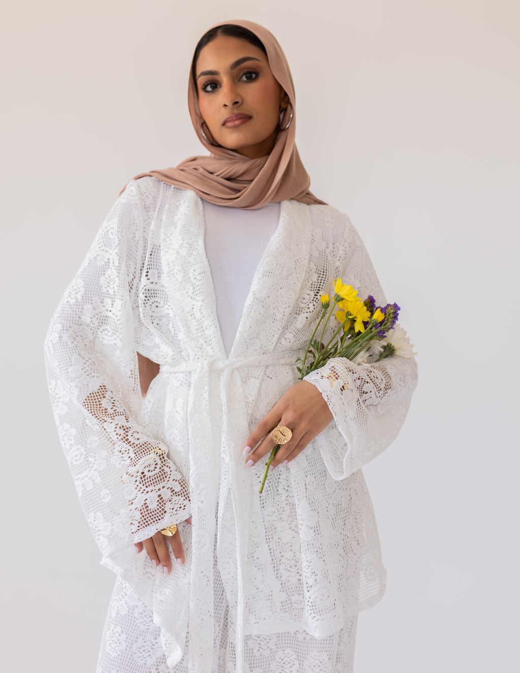 Sunveil Lace Set — White