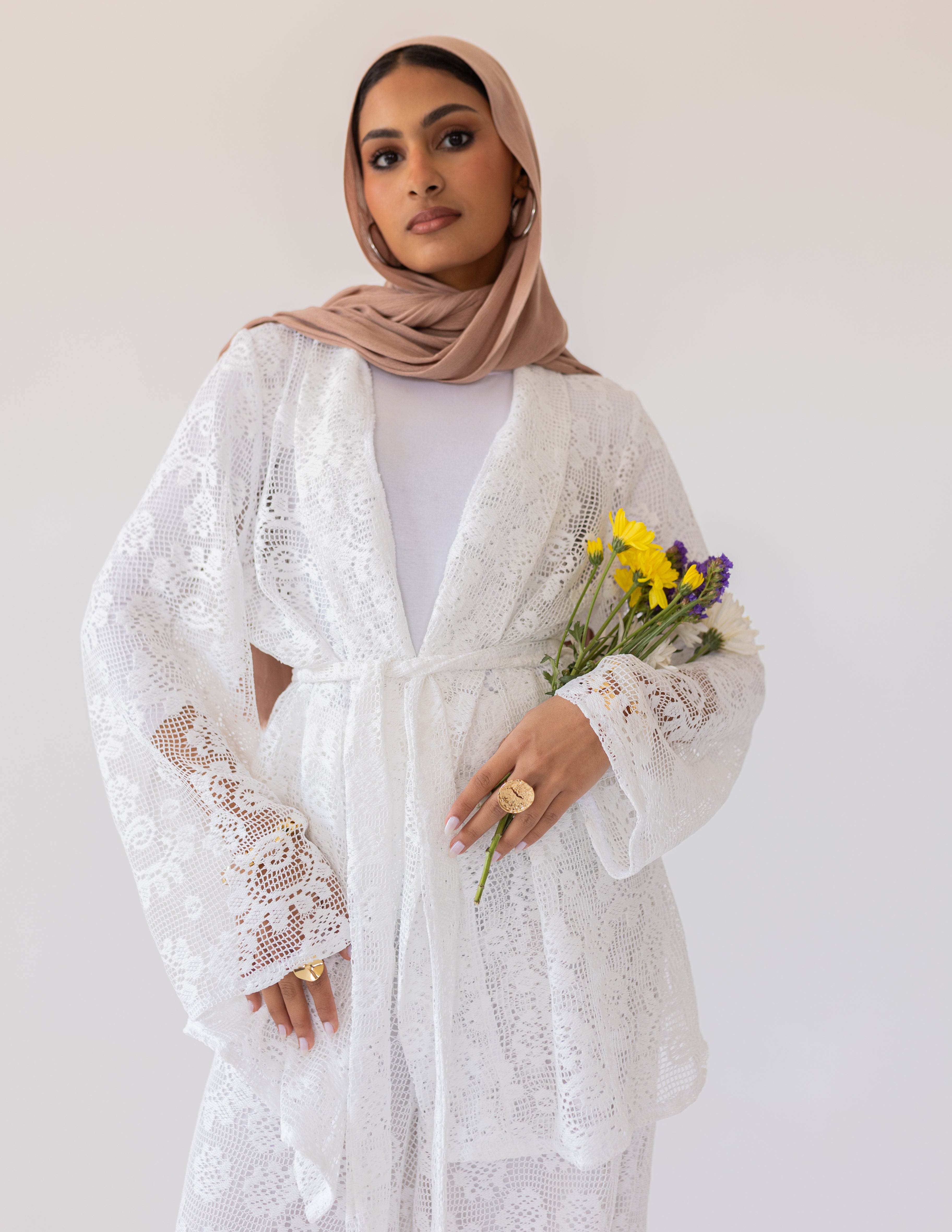 Sunveil Lace Set — White