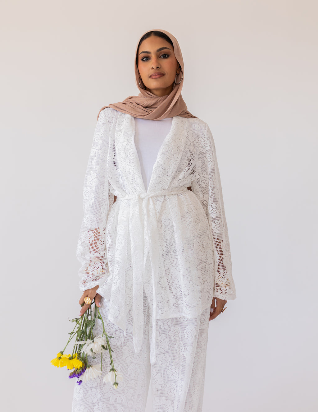Sunveil Lace Set — White