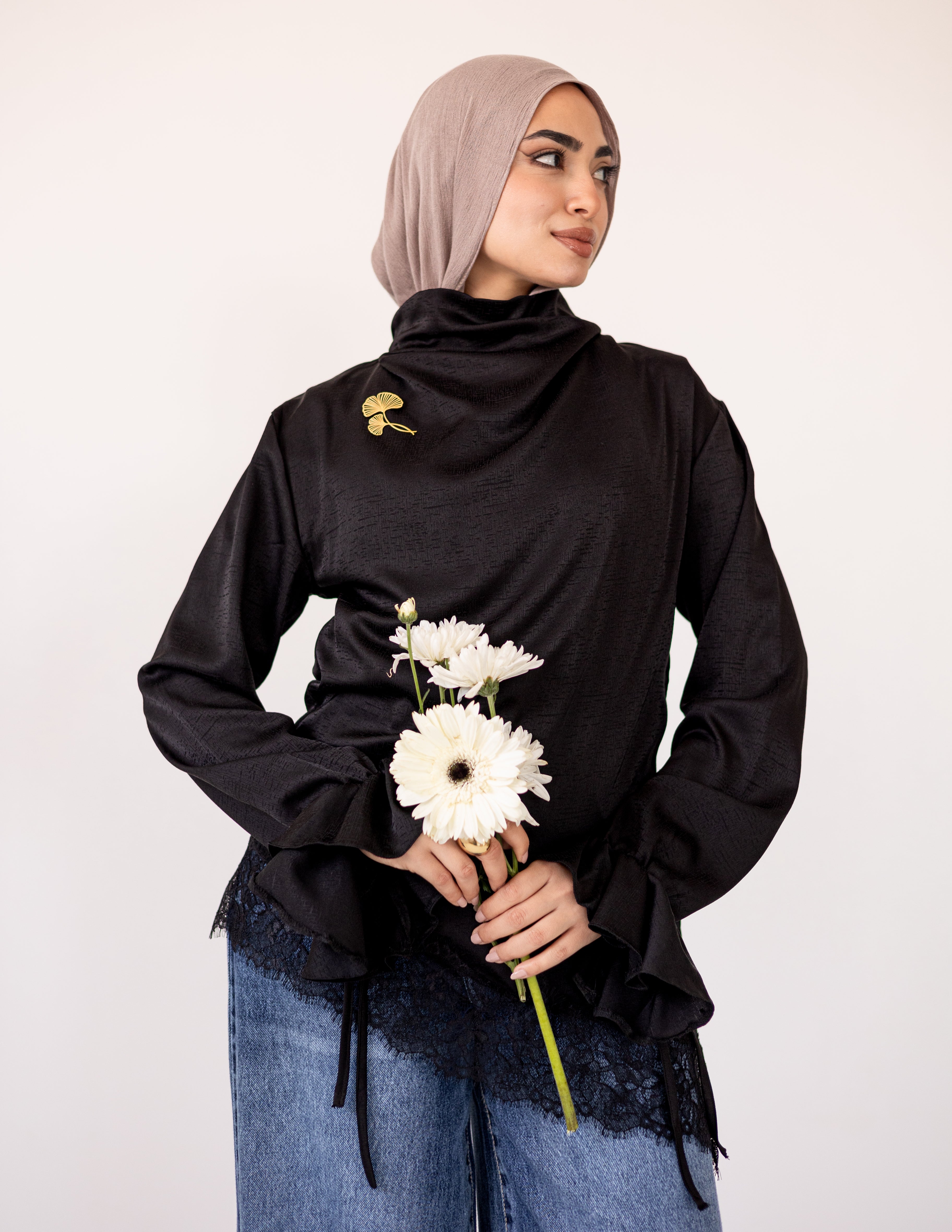 Rosalie Lace Blouse _Black