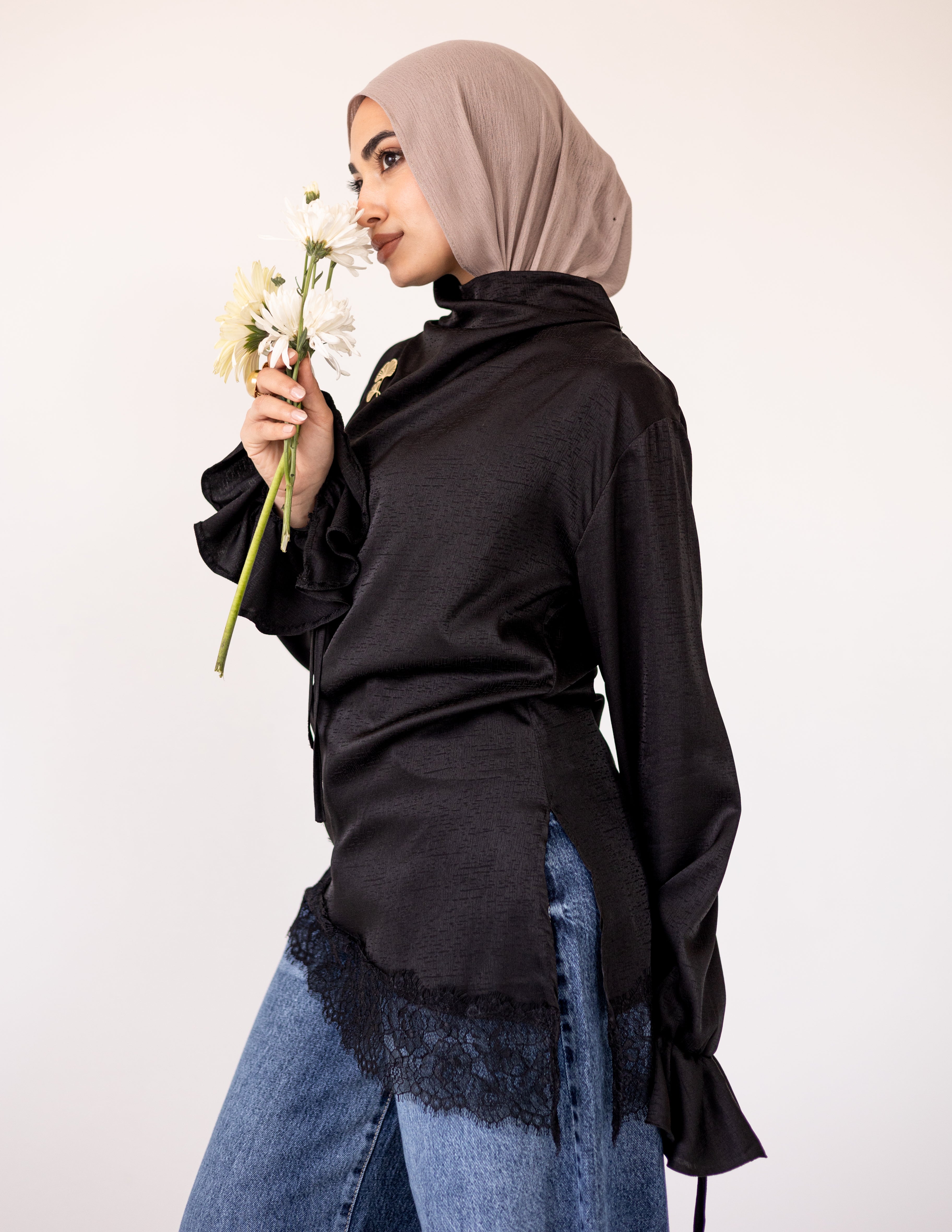 Rosalie Lace Blouse _Black