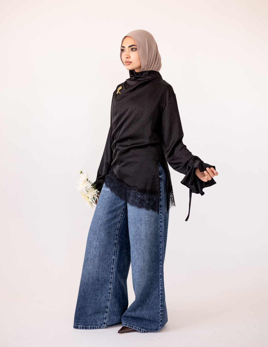 Rosalie Lace Blouse _Black