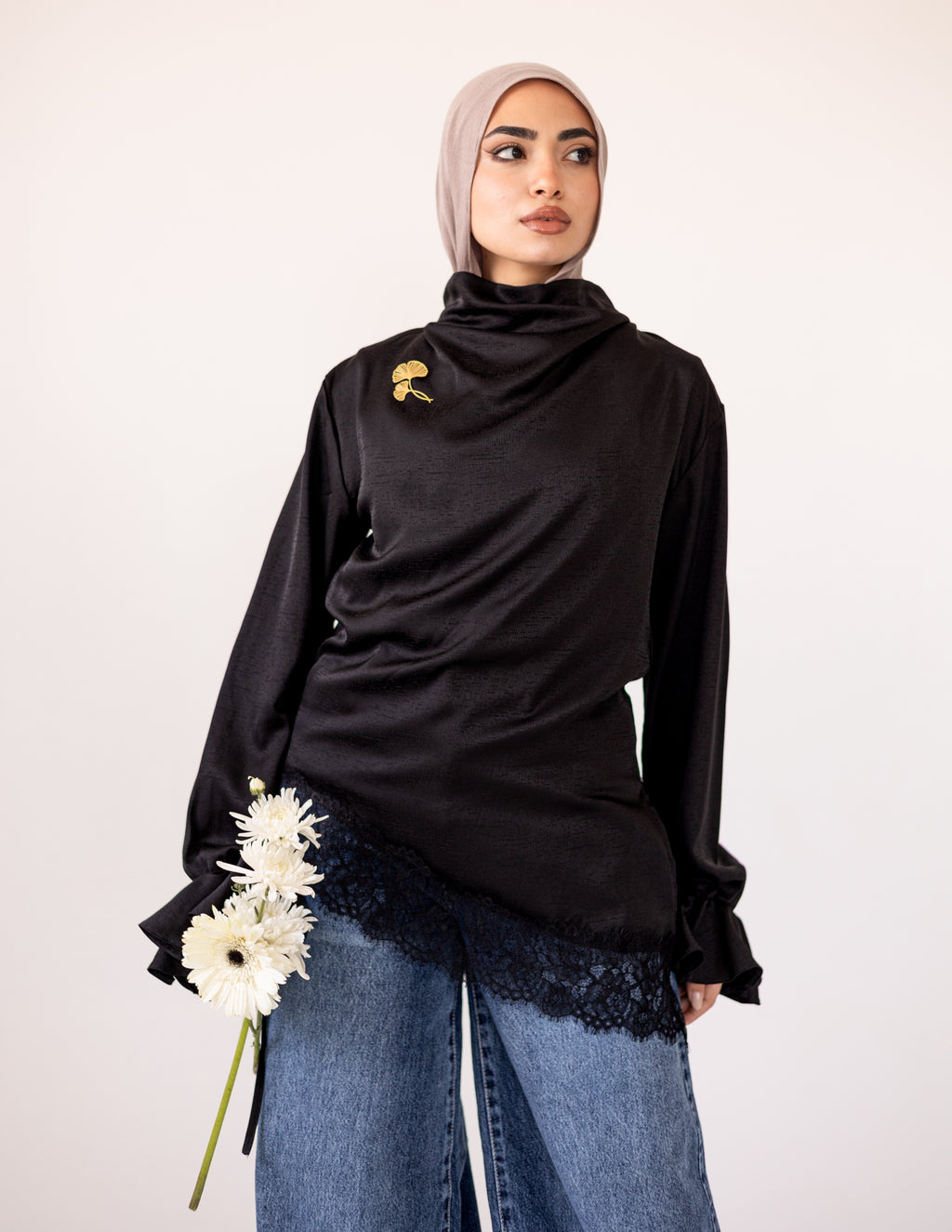 Rosalie Lace Blouse _Black
