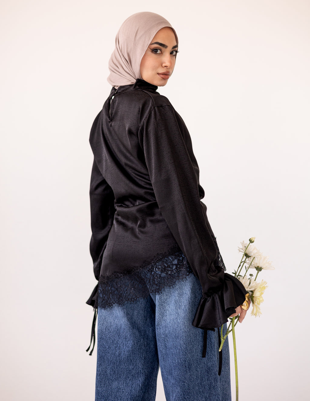 Rosalie Lace Blouse _Black