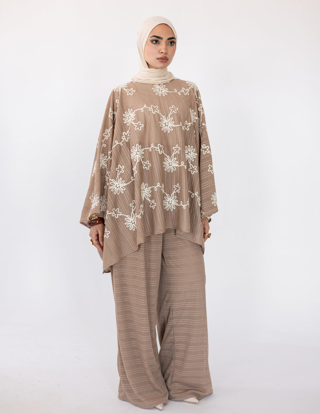 Bloom Tricot Set — Beige