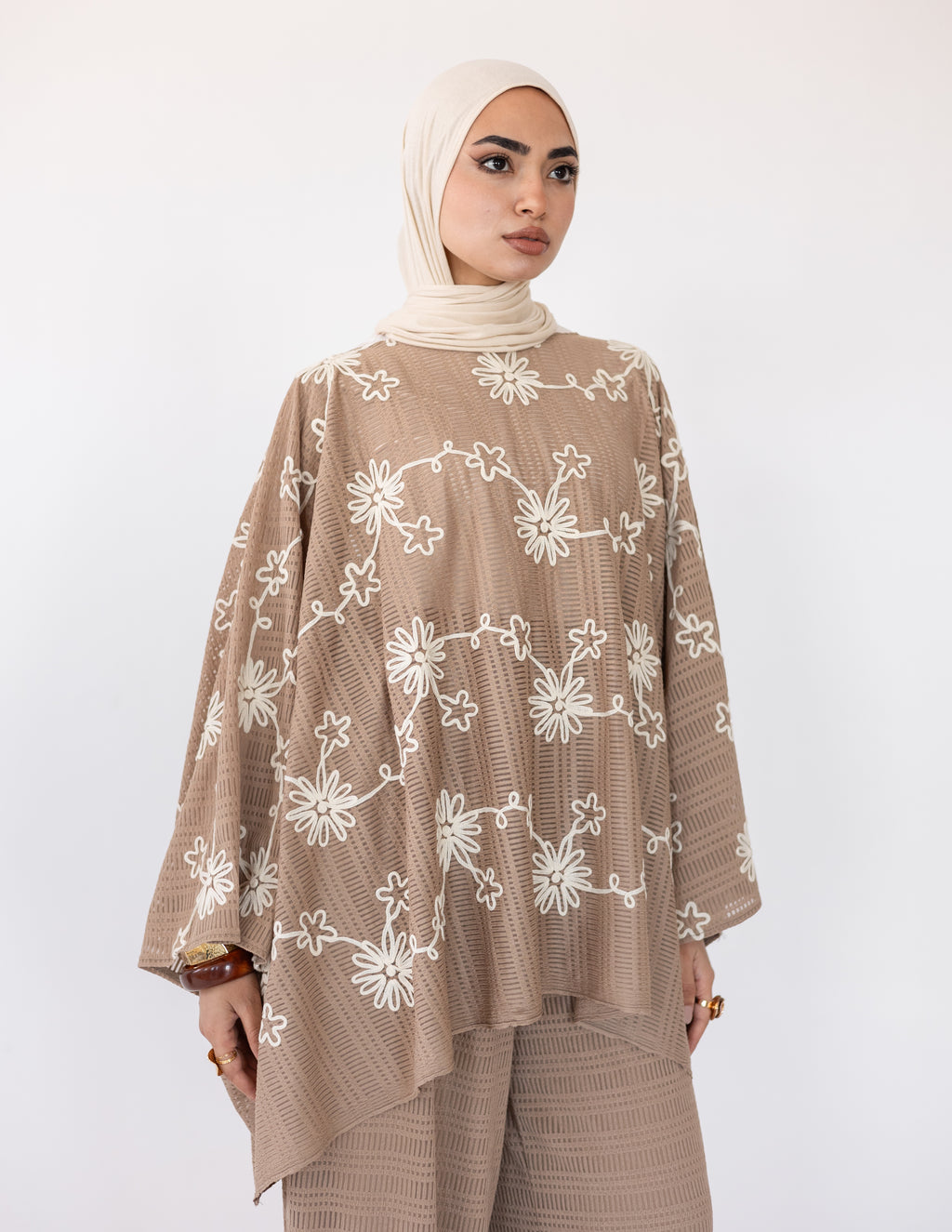 Bloom Tricot Set — Beige