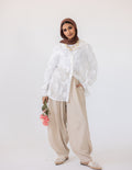 Linen Balloon Fit — Beige
