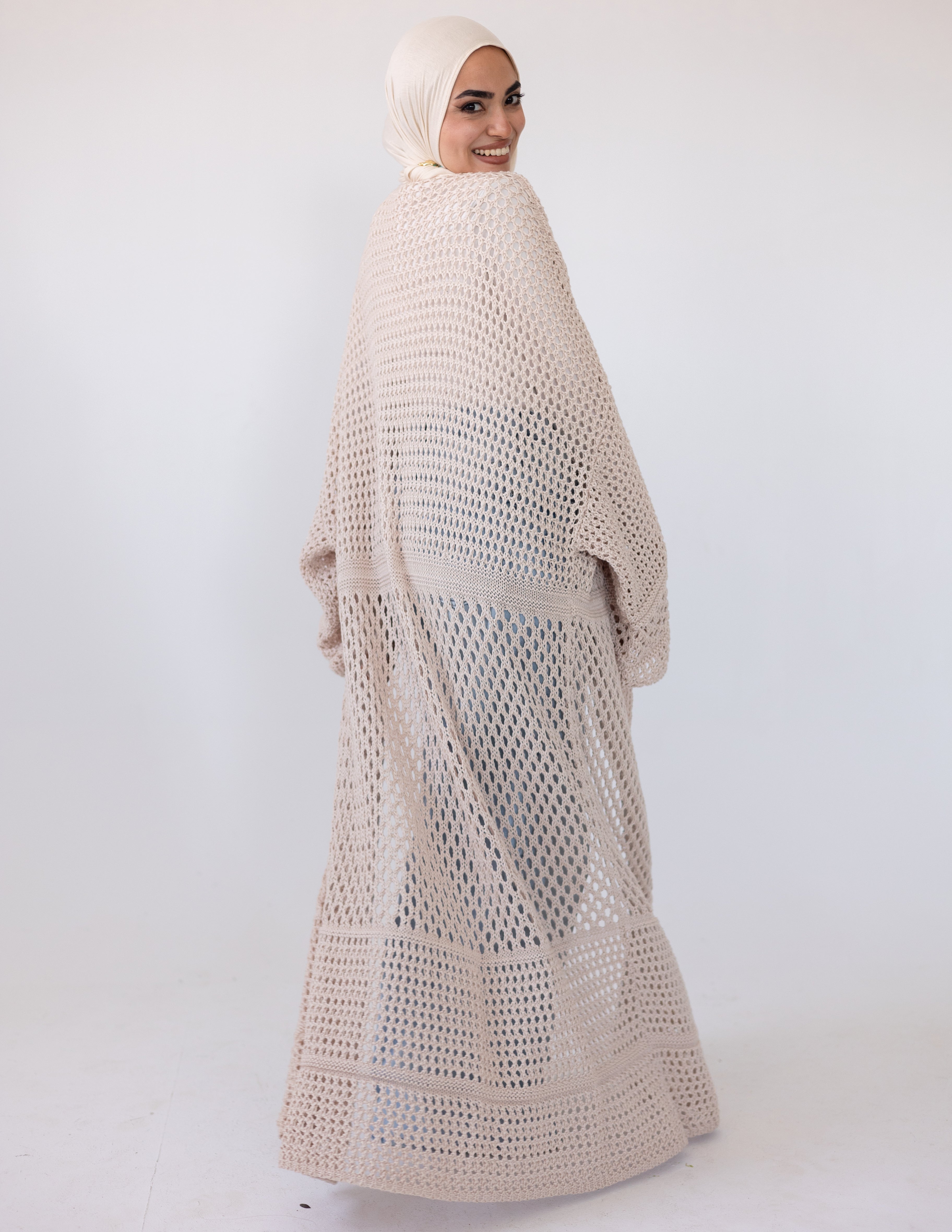 Peony Cardigan — Dusty Pink