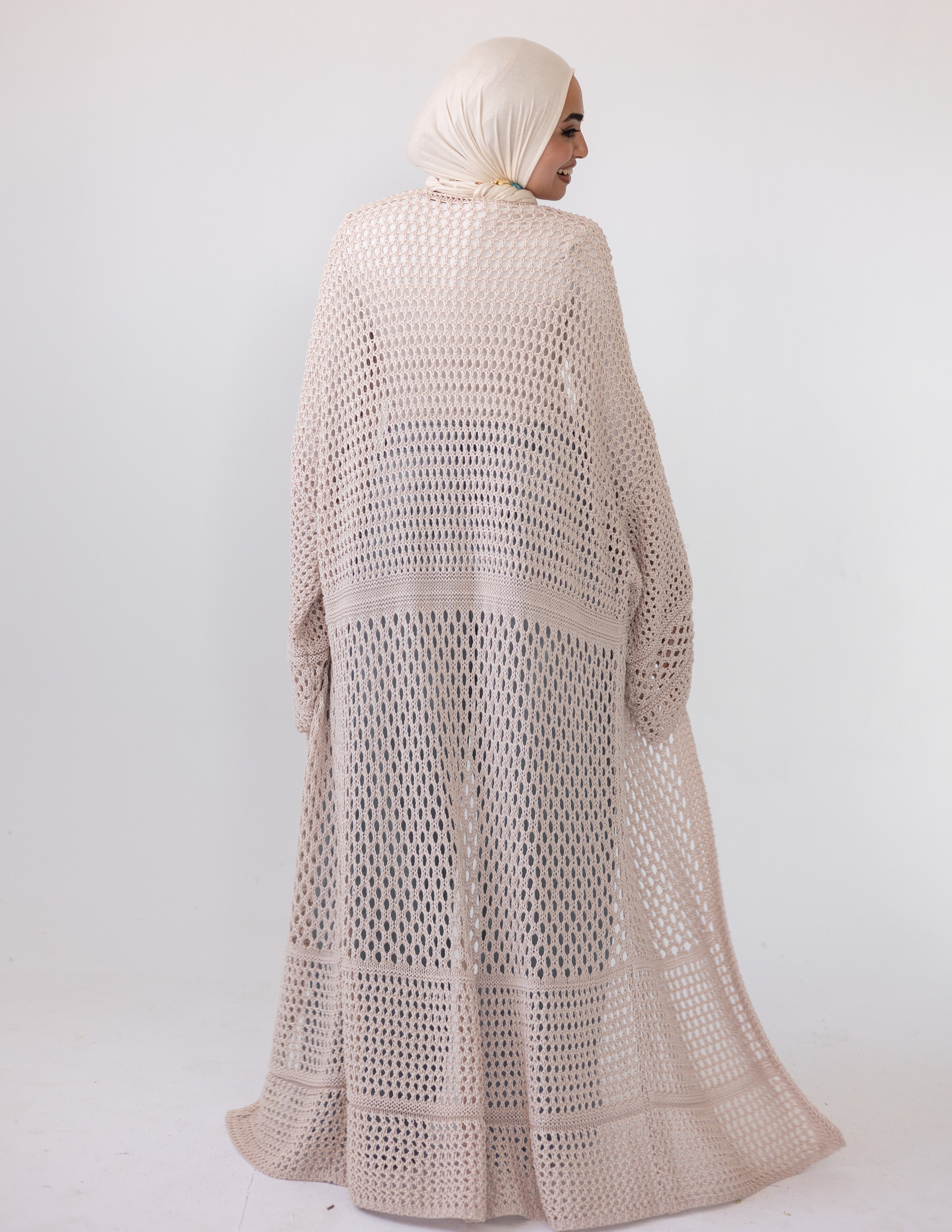 Peony Cardigan — Dusty Pink