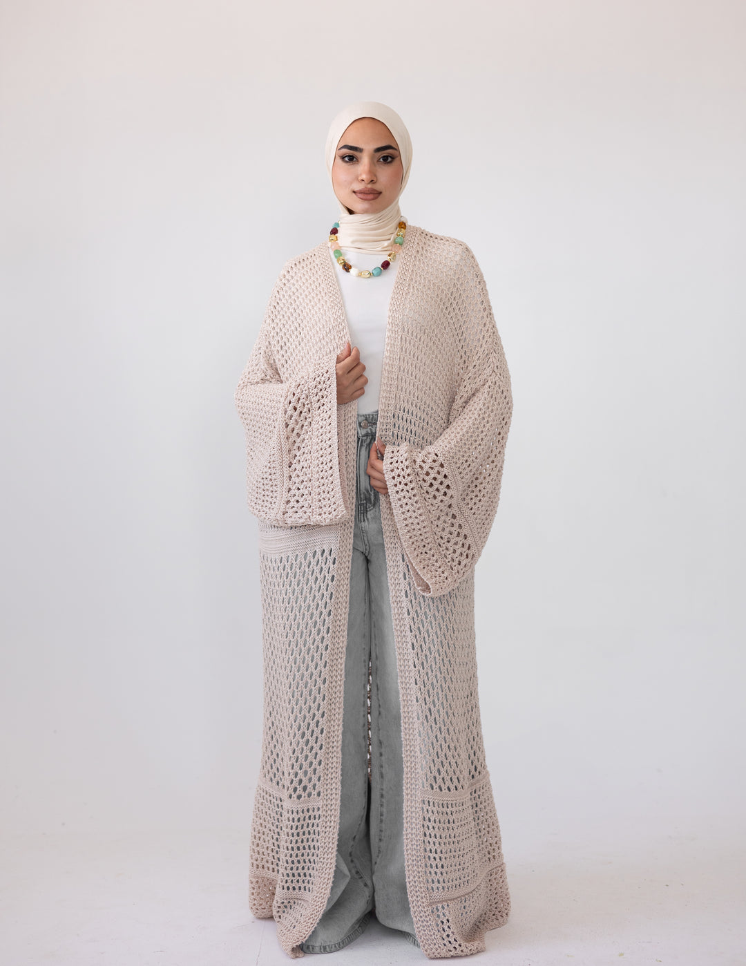 Peony Cardigan — Dusty Pink