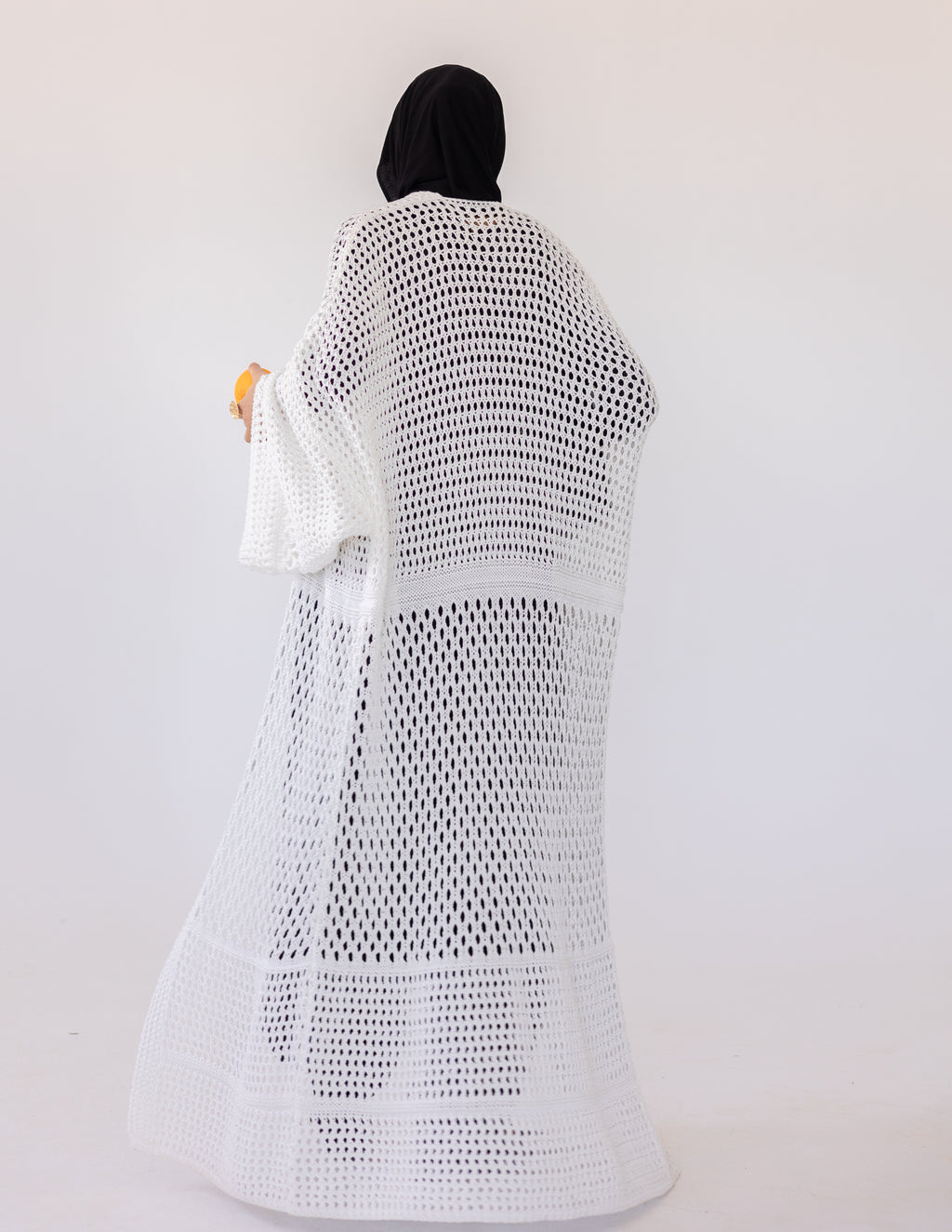 Peony Cardigan — White