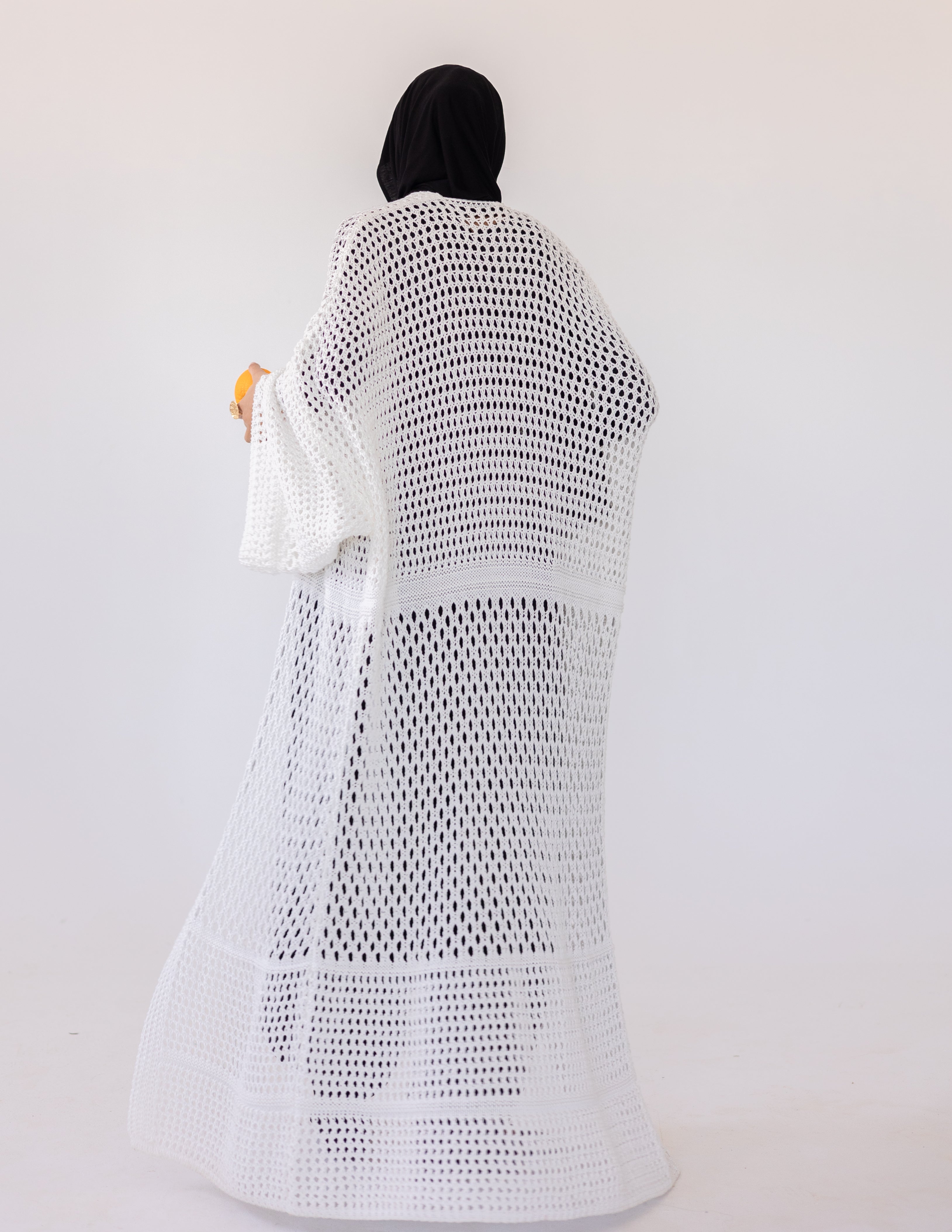 Peony Cardigan — White