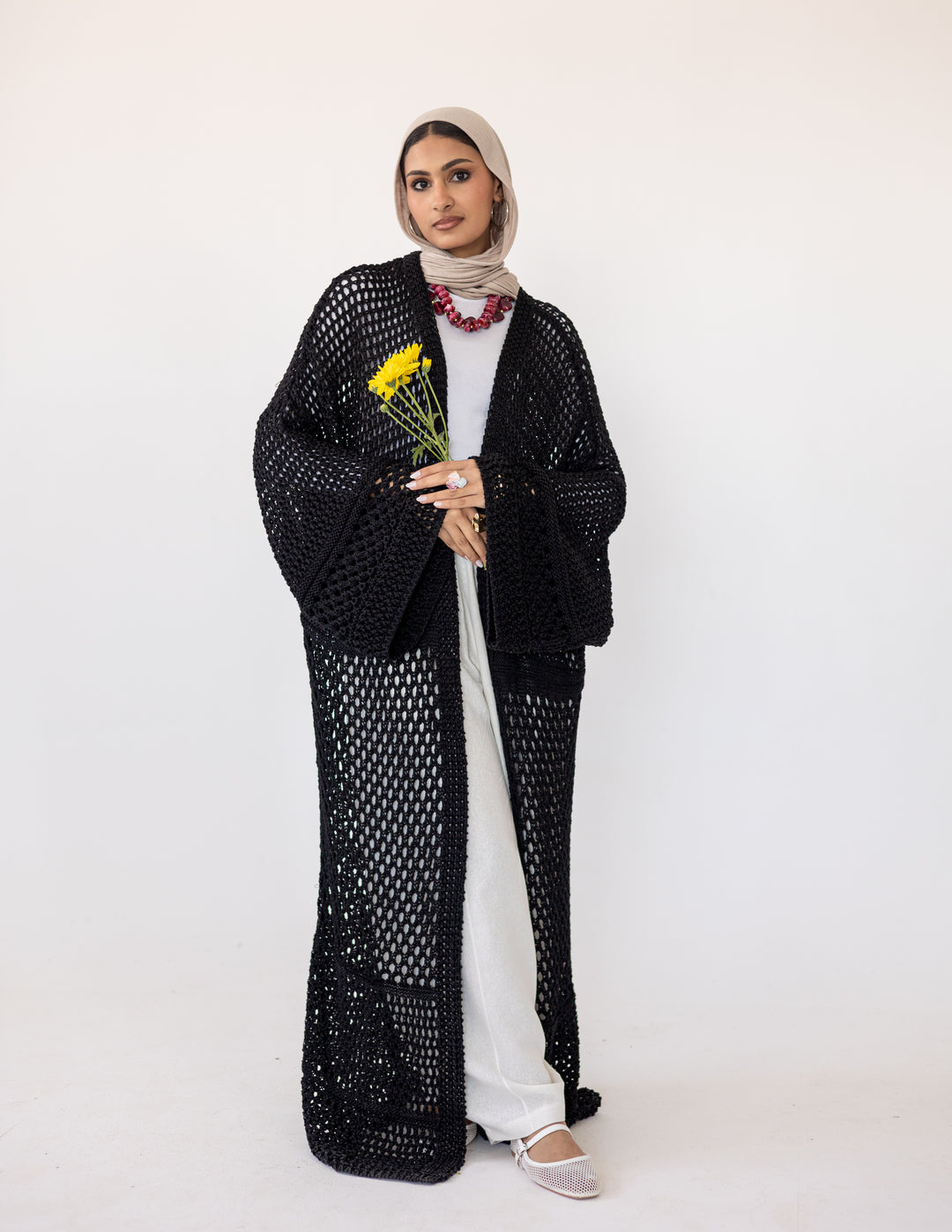 Peony Cardigan — Black