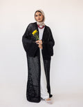 Peony Cardigan — Black