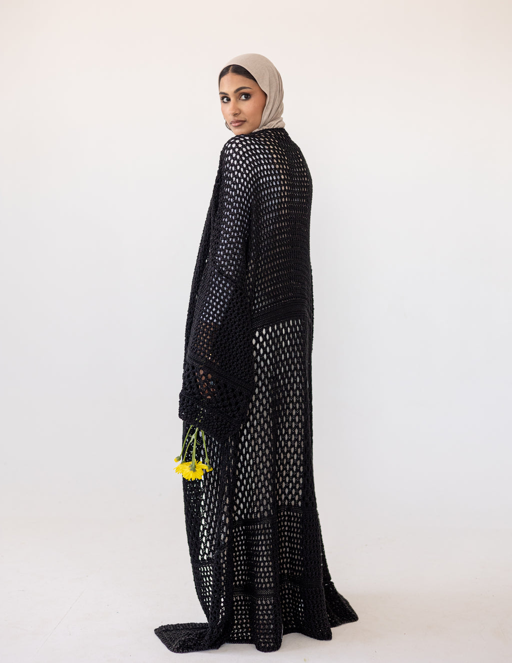 Peony Cardigan — Black