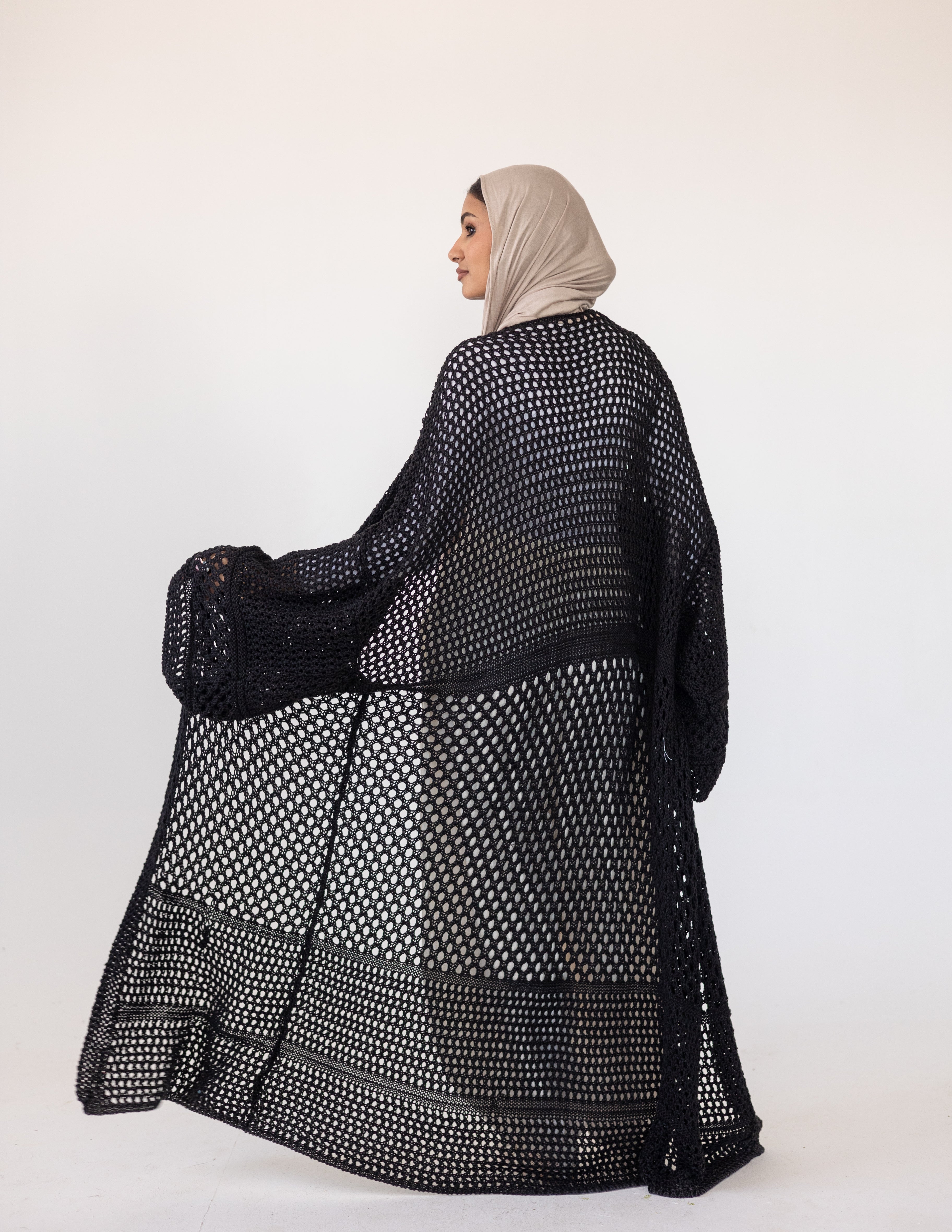 Peony Cardigan — Black